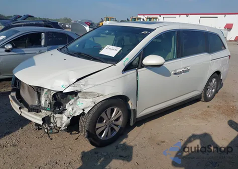 2015 Honda Odyssey Ex-L z USA, uszkodzony, nr VIN 5FNRL5H65FB009372